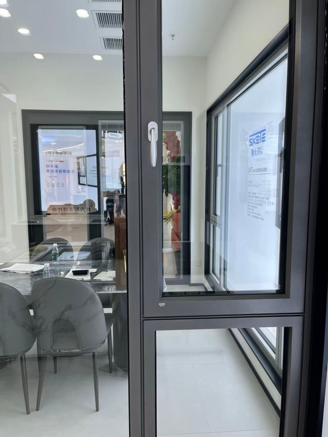 SKATE aluminum casement window — main view