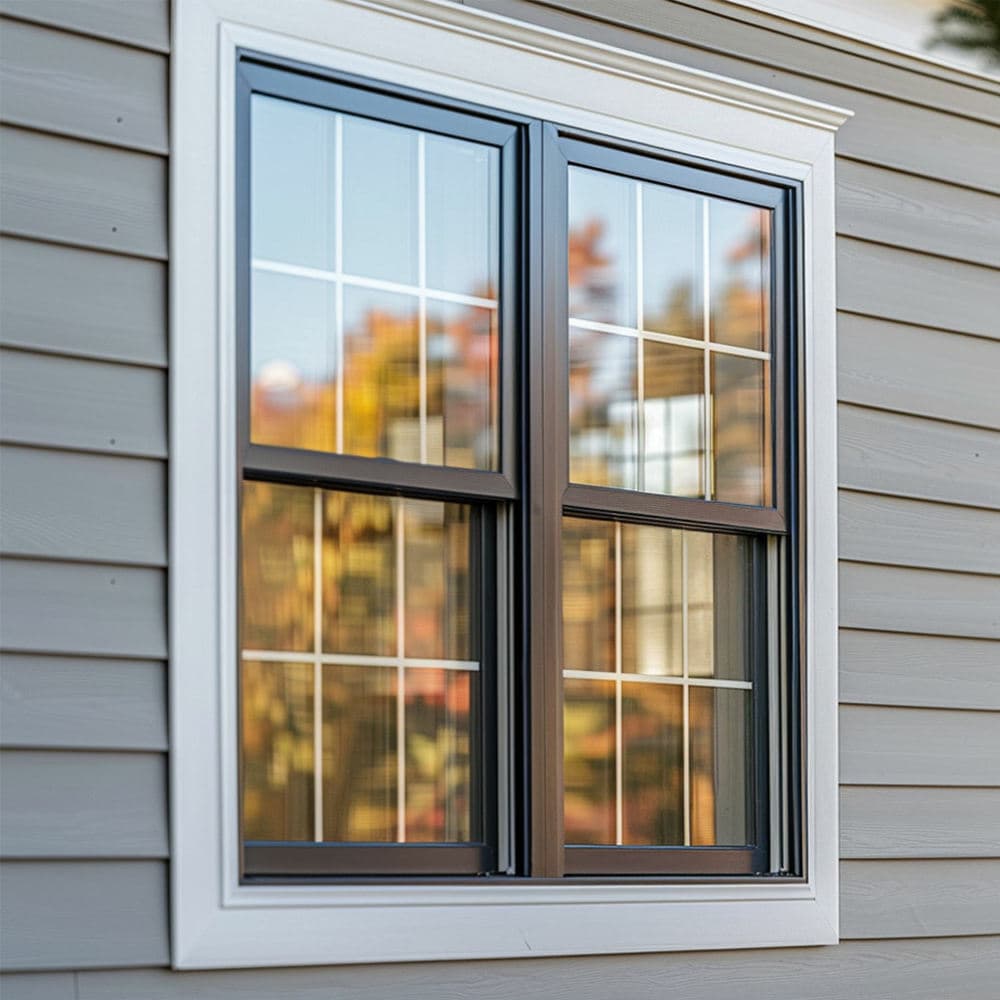 SKATE aluminum double-hung window — main view